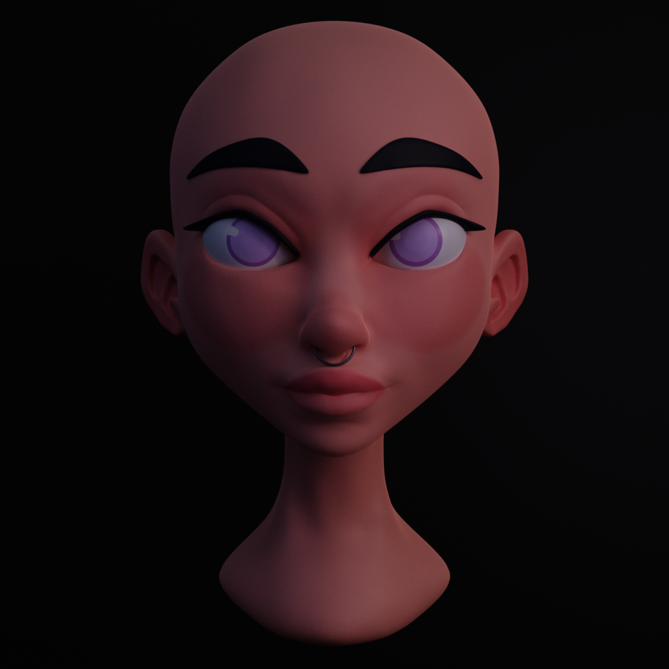 Nose Ring Girl - Works in Progress - Blender Artists Community