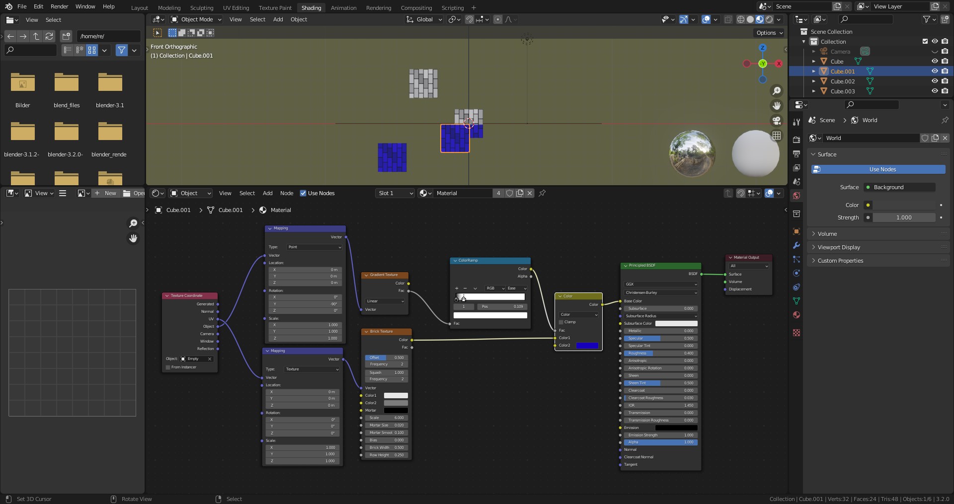 Nodes - mix two textures based on ABSOLUTE world position? - Materials ...