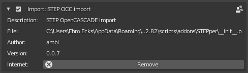 Step File Importerror STEP import - #31 by masterxeon1001 - Released Scripts and Themes ...