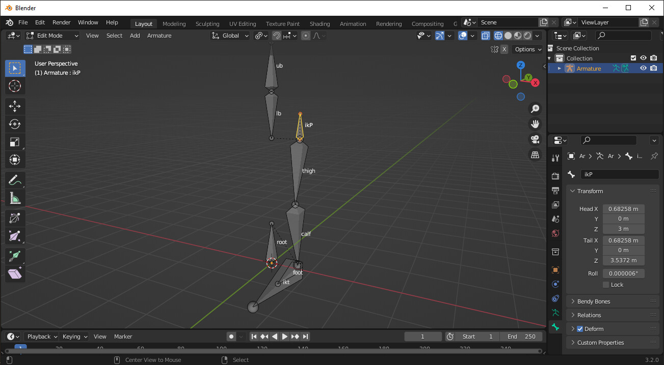 Prevent knee pole location change on ik foot rotation - Animation and ...