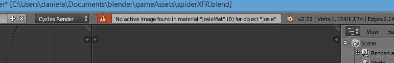 error message when tying to bake in cycles - Materials and Textures ...