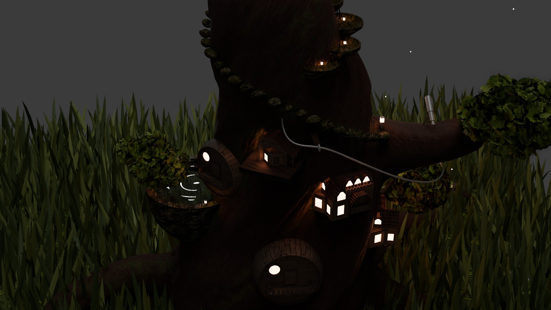 House in tree - Finished Projects - Blender Artists Community