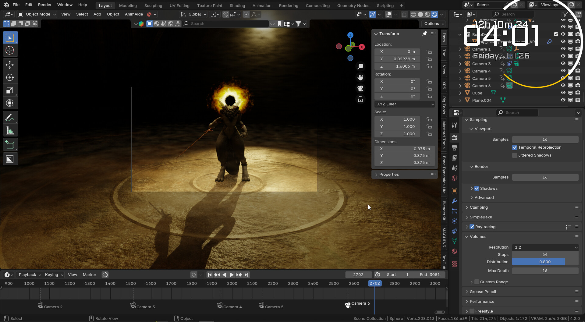 Blender 4.2 Eevee - Volumetrics show up differently between Viewport ...