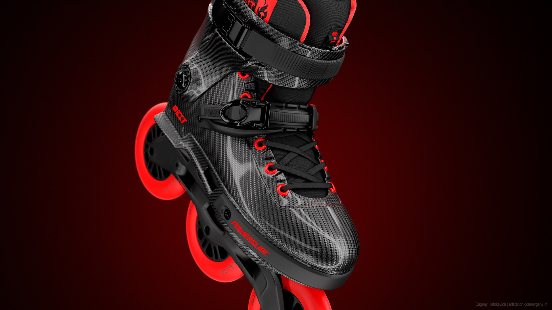 Inline skates Powerslide "NEXT" - Finished Projects - Blender Artists ...