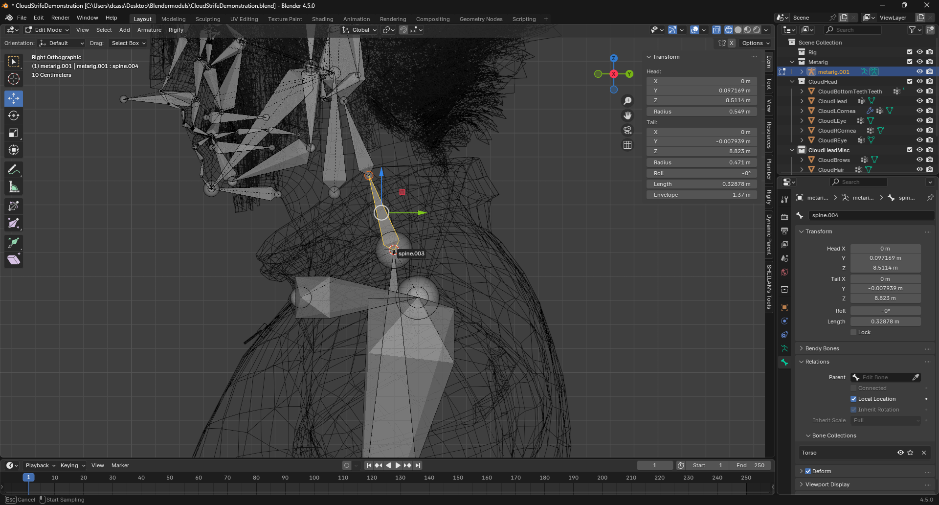 New method of how to place rigged 3d heads on rigged 3d bodies- rigify ...