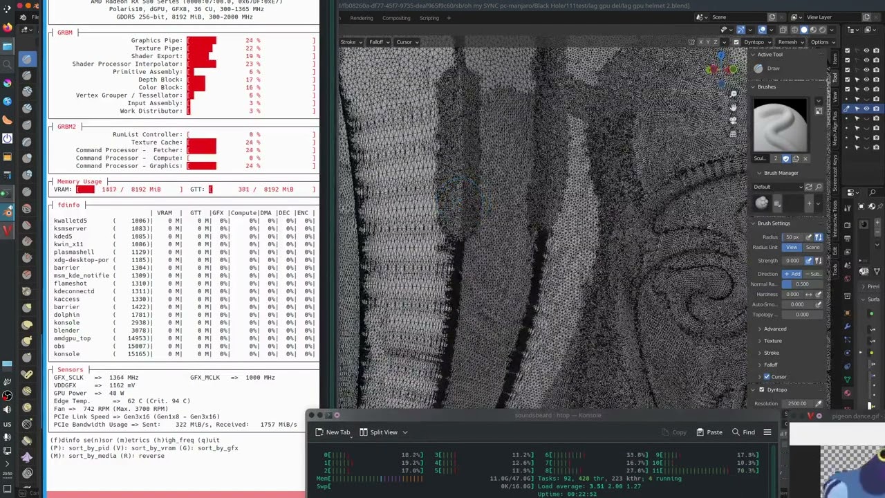 Performance Regression In Dyntopo After Upgrading Gpu From Rx580 To ...