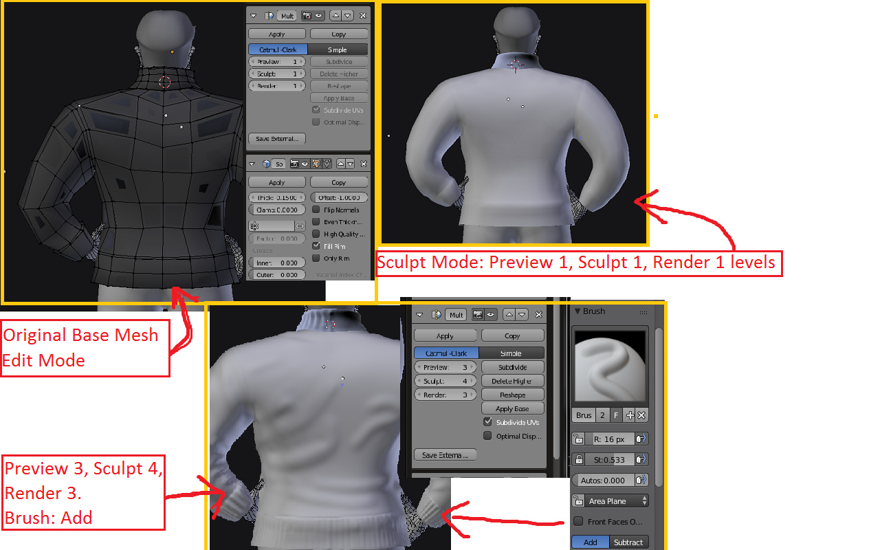 Sculpt brush - Modeling - Blender Artists Community