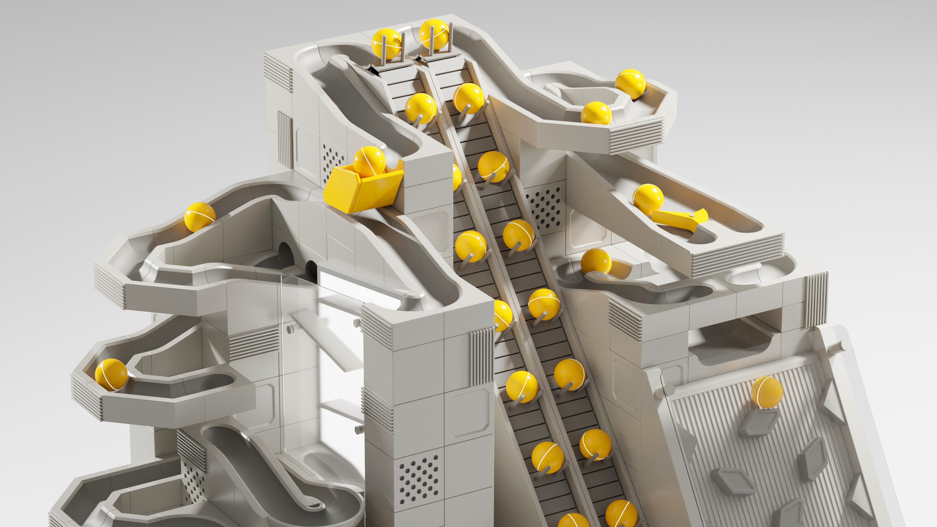 Marble Machine - Animations - Blender Artists Community