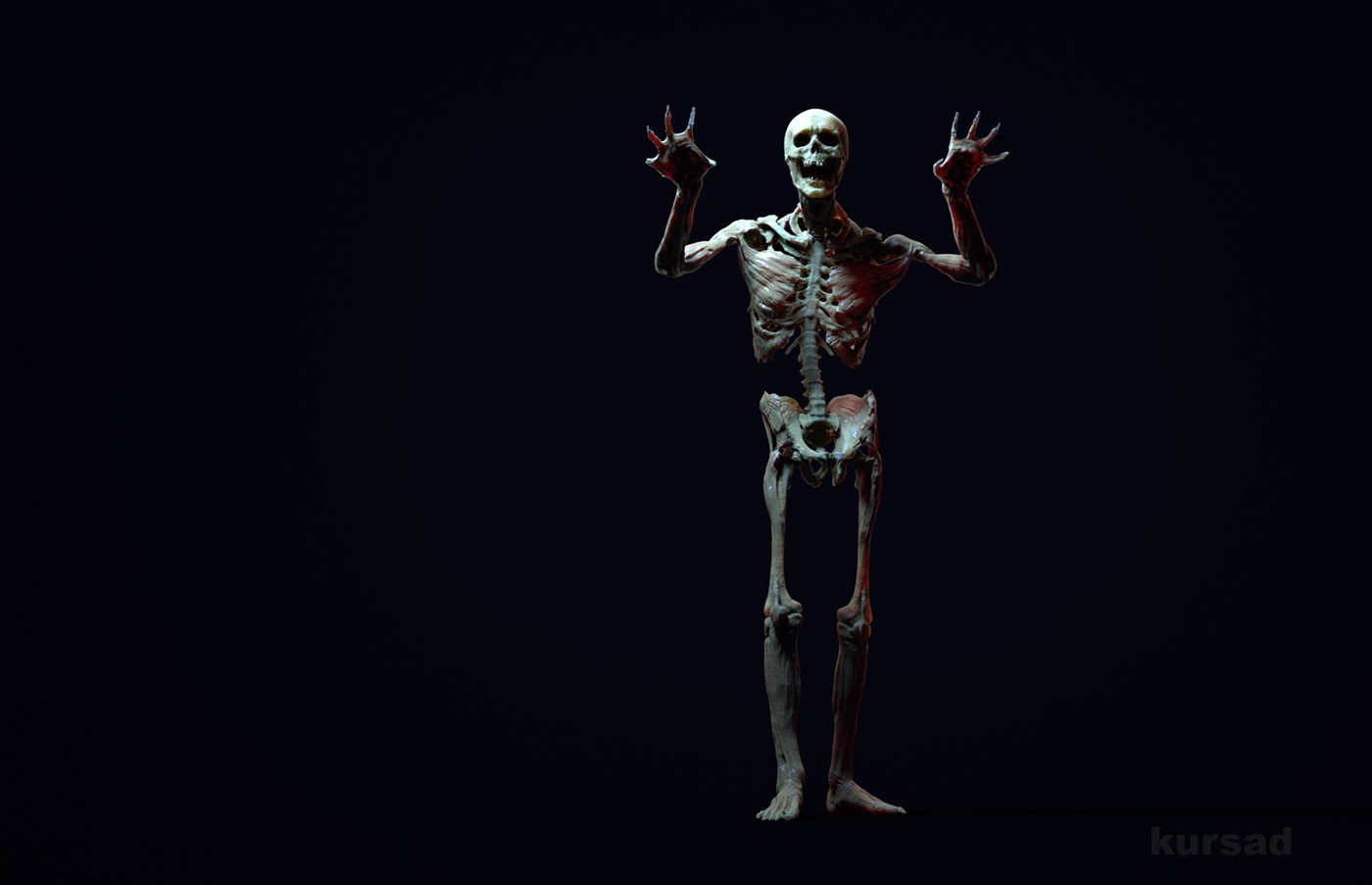 Skeleton for fun - Finished Projects - Blender Artists Community