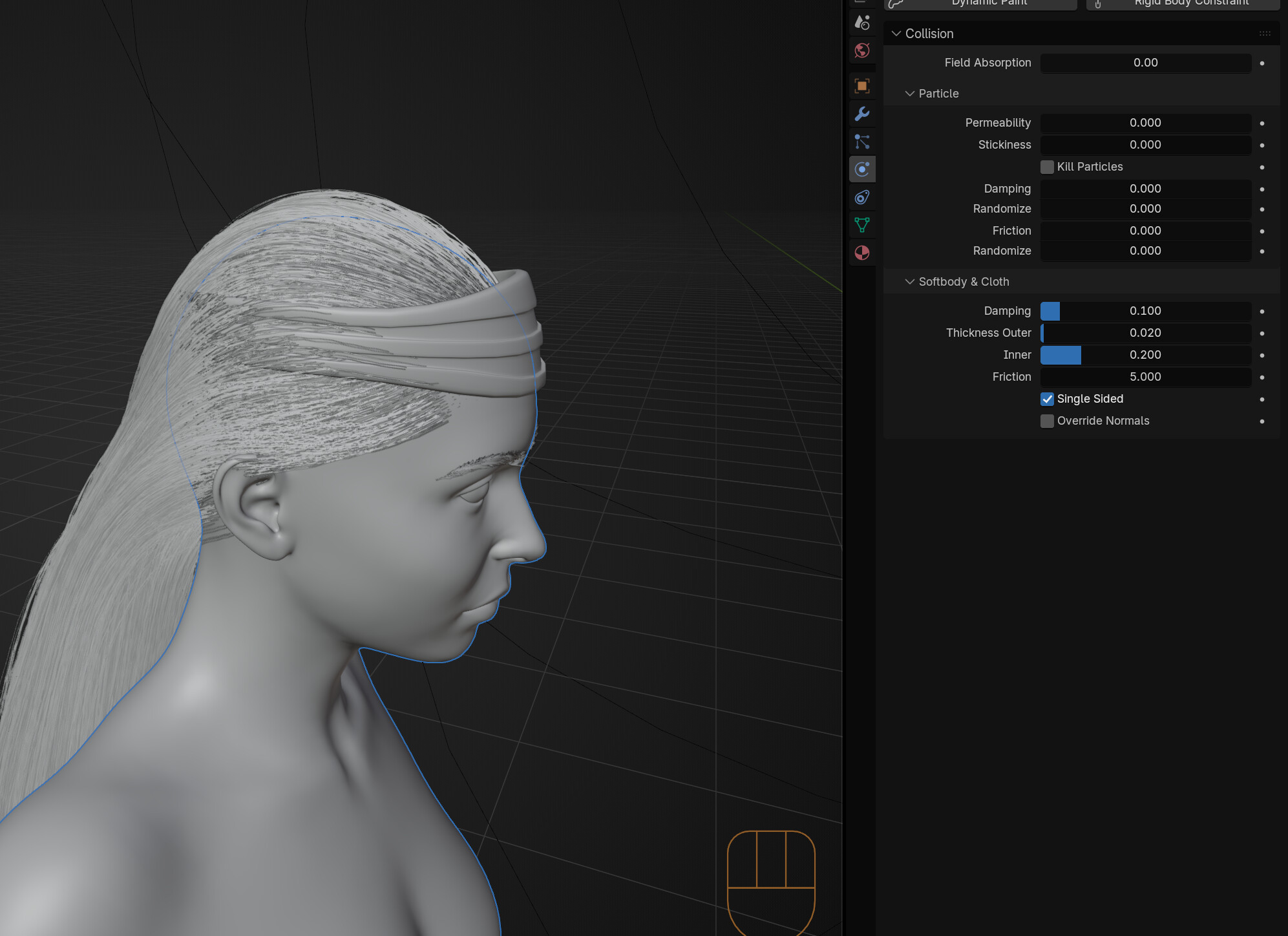 Hair Particles Physics Simulation - Particles and Physics Simulations ...