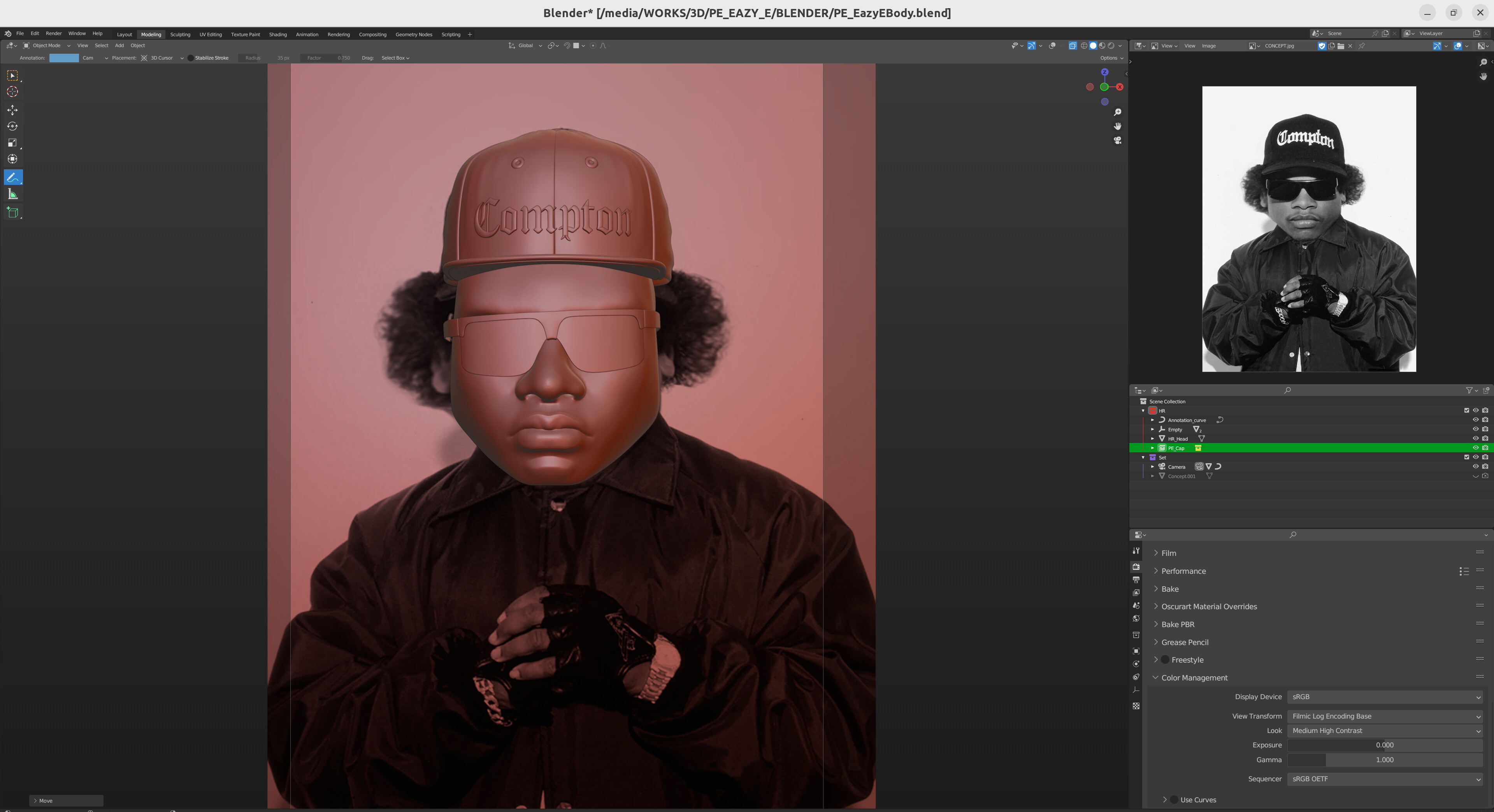 Eazy E Portrait - WIP - Works in Progress - Blender Artists Community