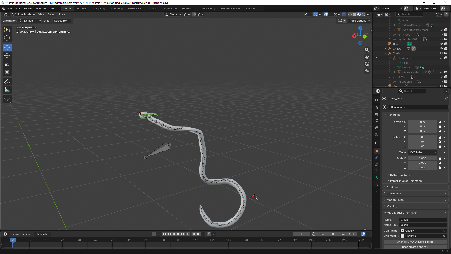 Snake Skeleton Rig Modified Snake rig - Animation and Rigging - Blender Artists Community