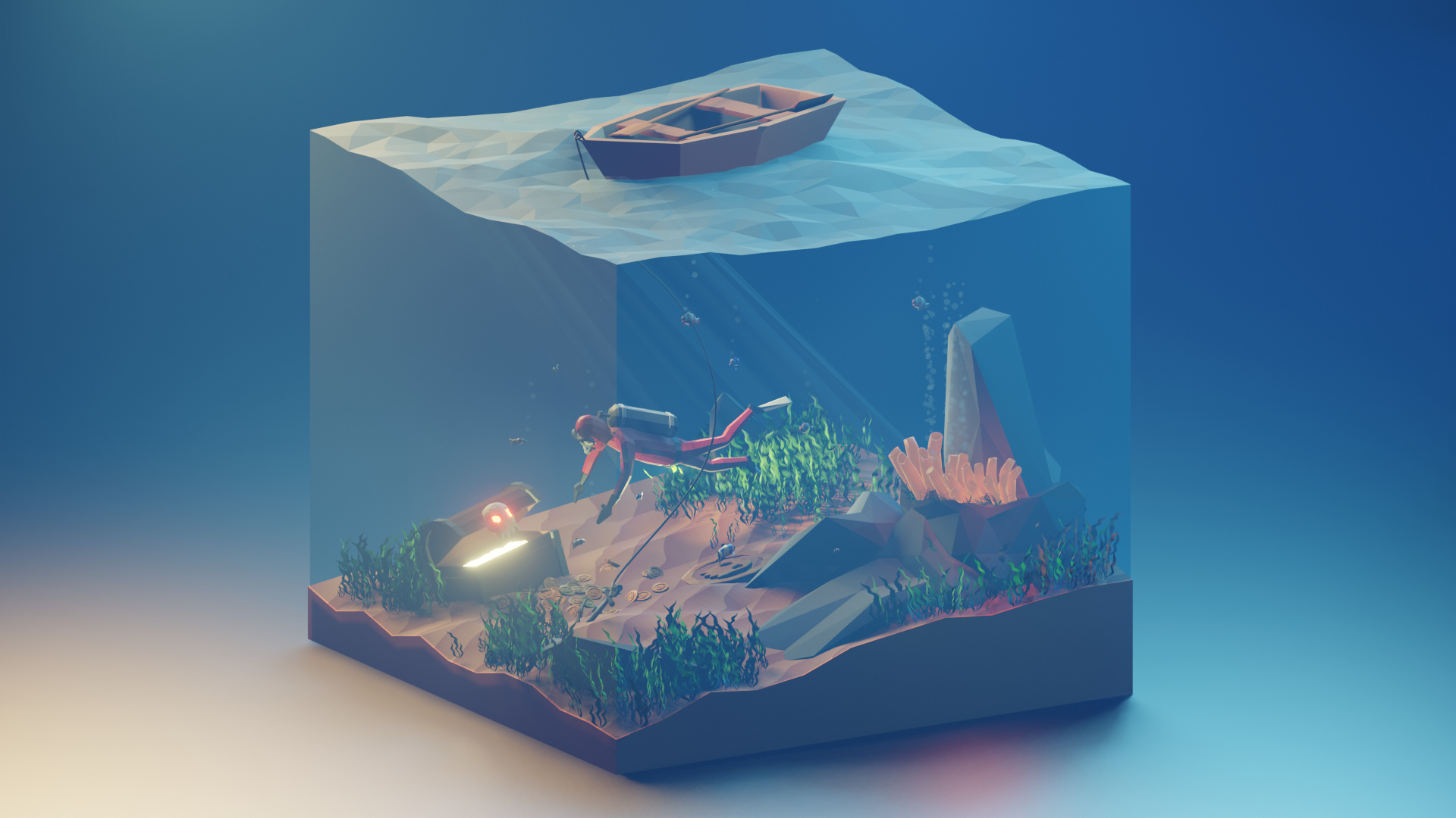 Ocean Gacha - Finished Projects - Blender Artists Community