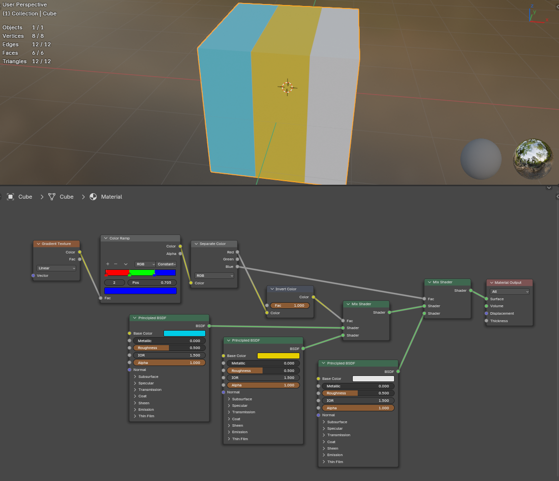 Split shaders (Cycles) - Materials and Textures - Blender Artists Community