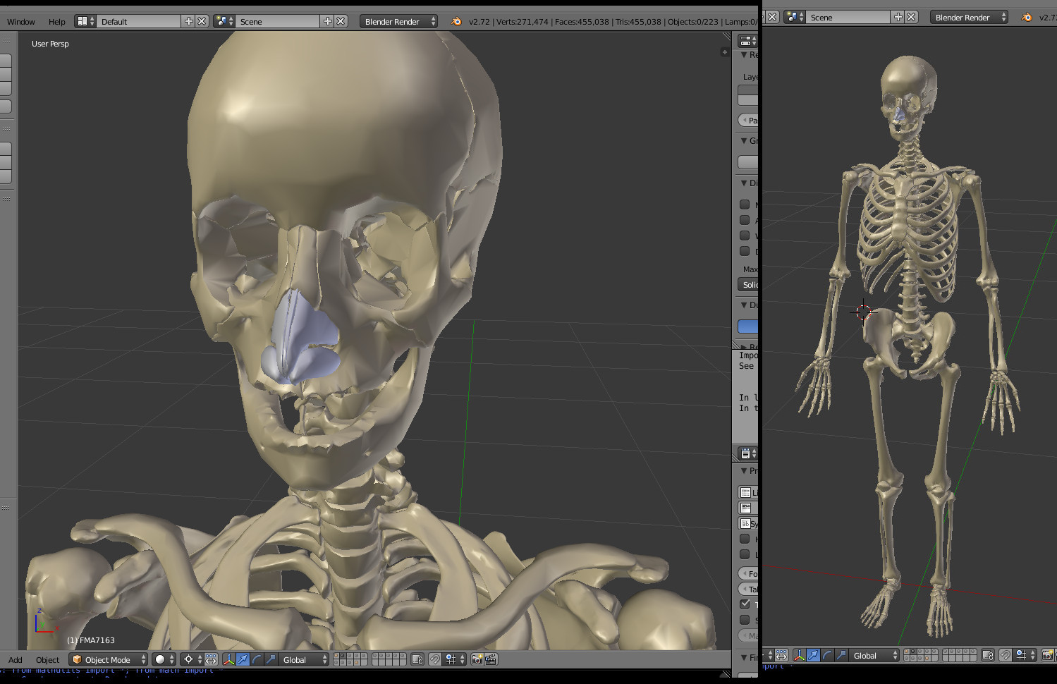 High Detail Anatomical - Body Parts - Works in Progress - Blender