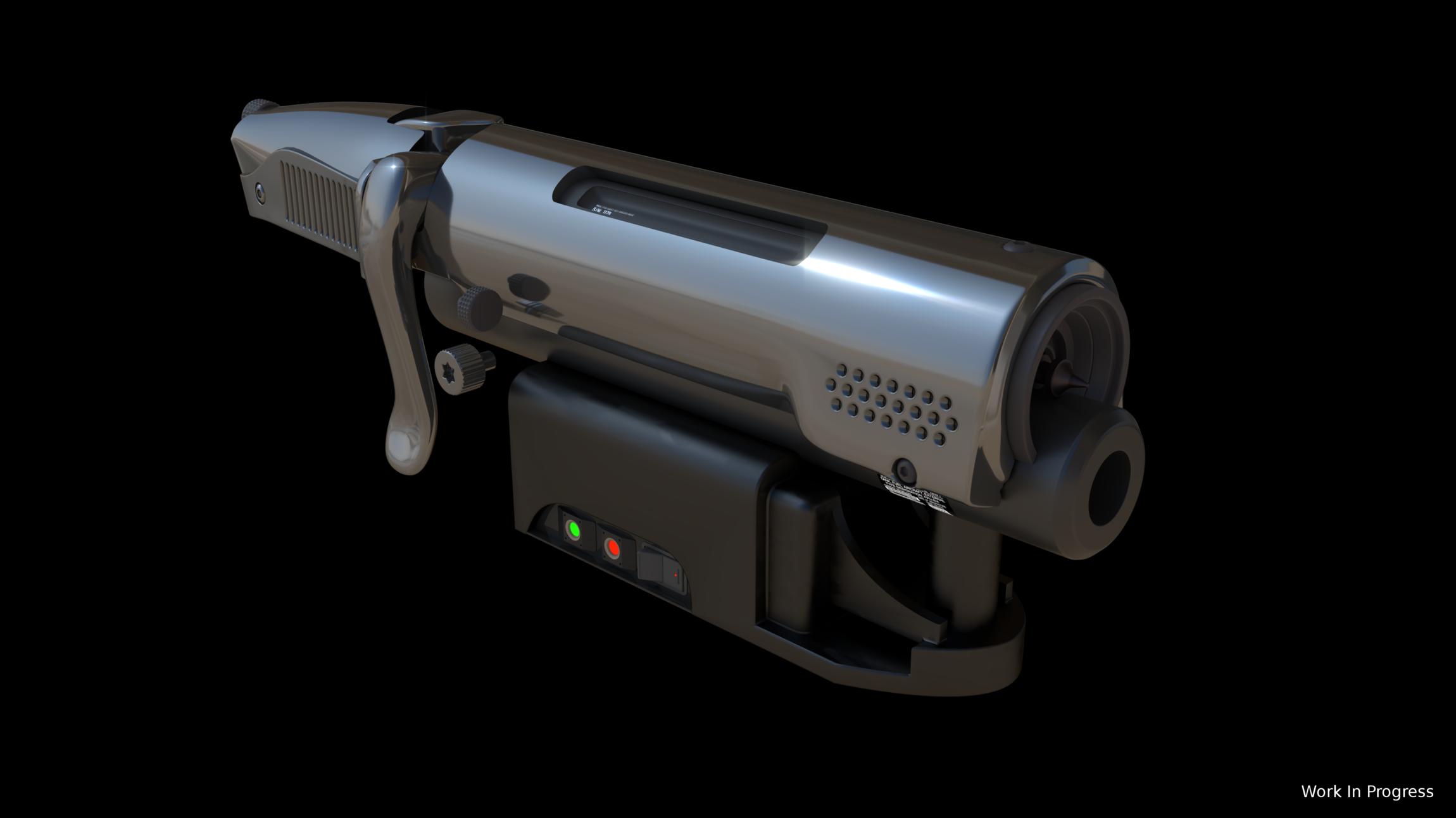 Rick Deckard Inspired Gun - Works in Progress - Blender Artists Community