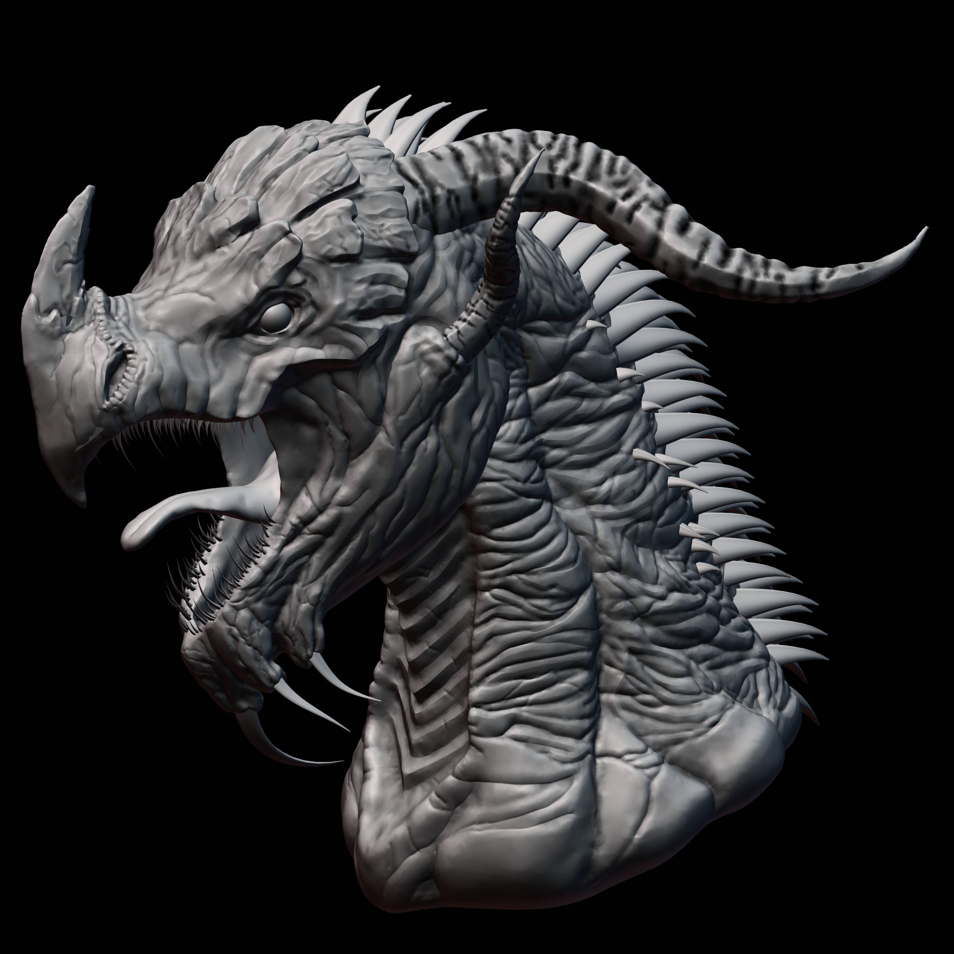 Dragon Sculpt Works In Progress Blender Artists Community