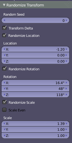 Apply small random rotation to hundreds of objects? - Basics ...