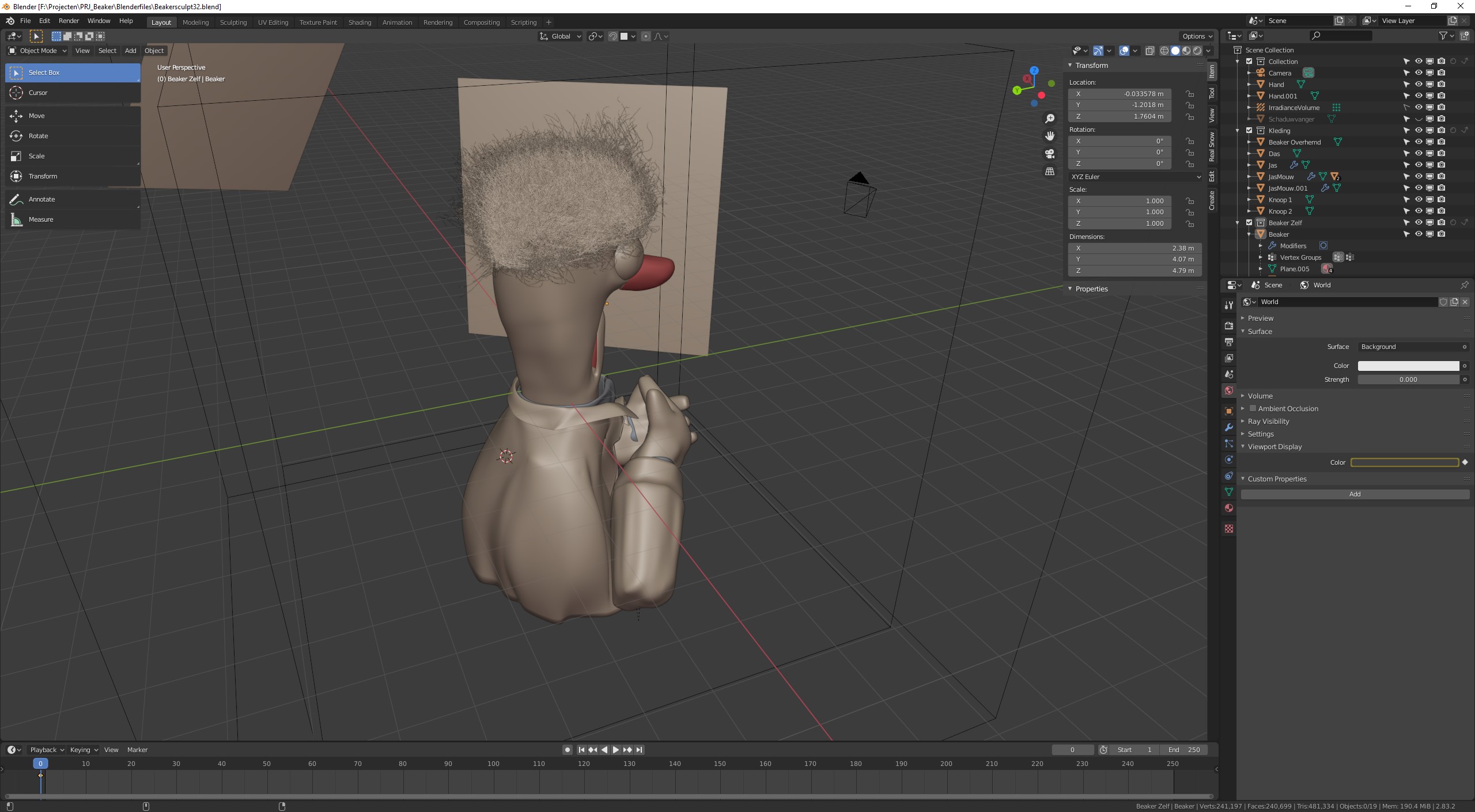 Beaker from The Muppet Show :) - Finished Projects - Blender