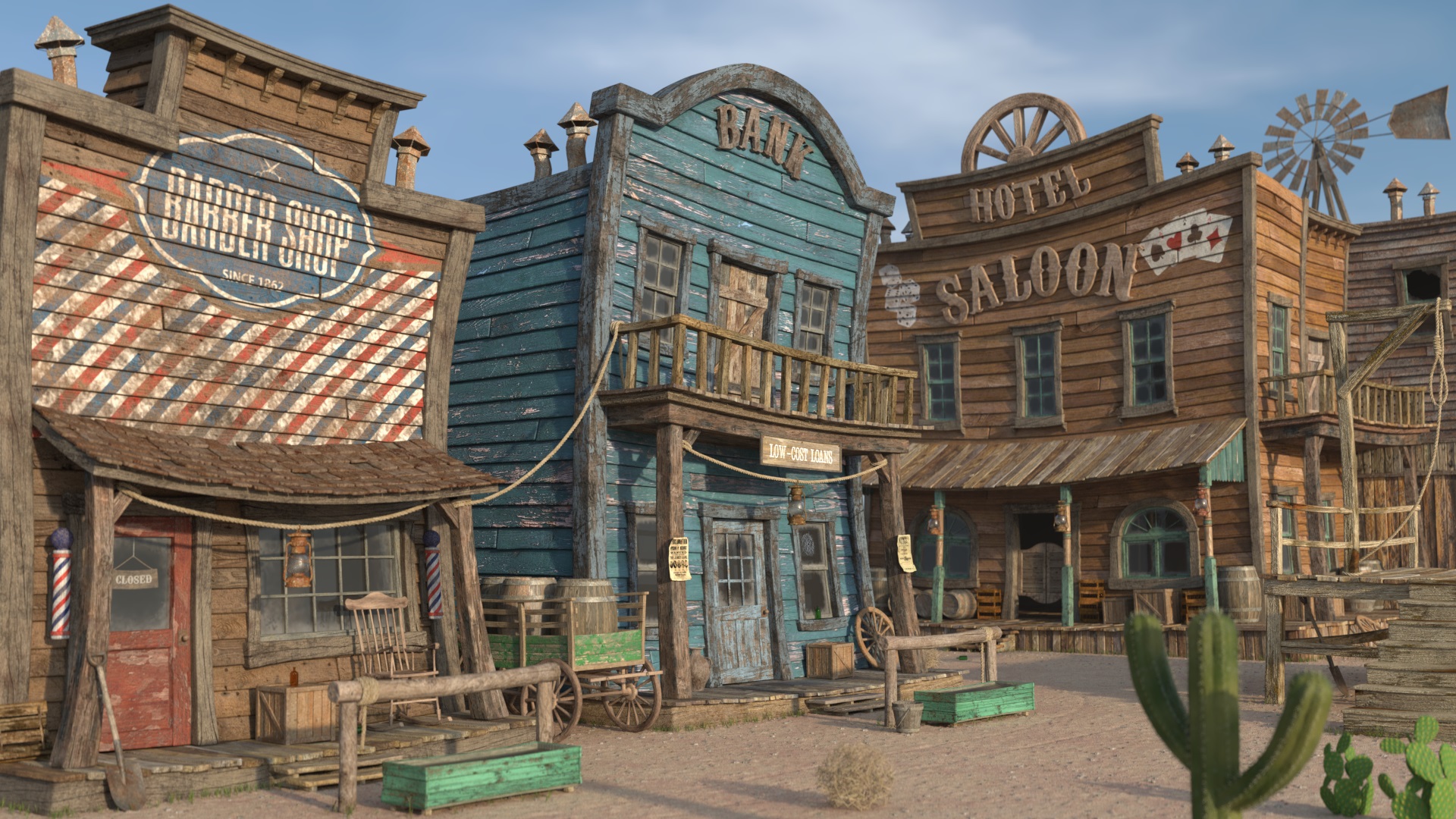Wild West Cartoon - Finished Projects - Blender Artists Community