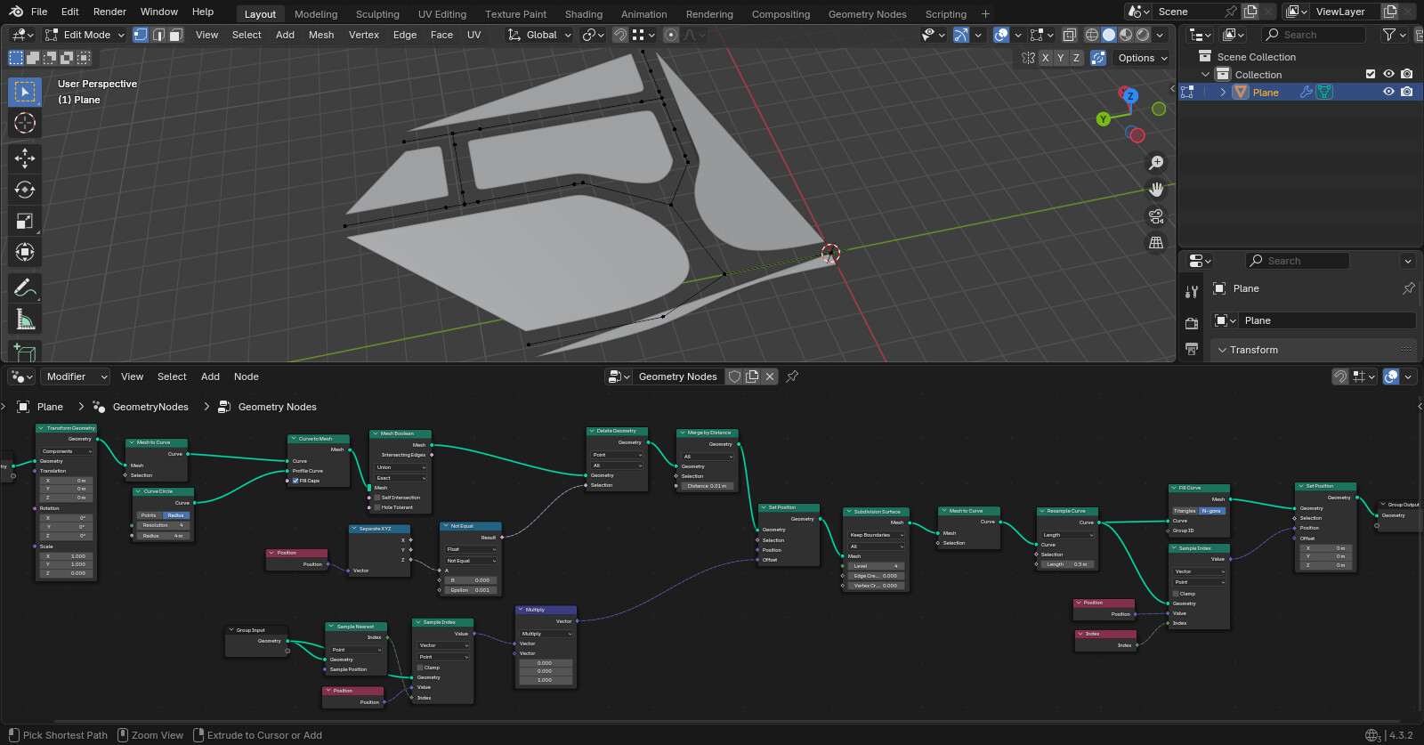 How to fill streets correctly with geometry nodes - Modeling - Blender ...