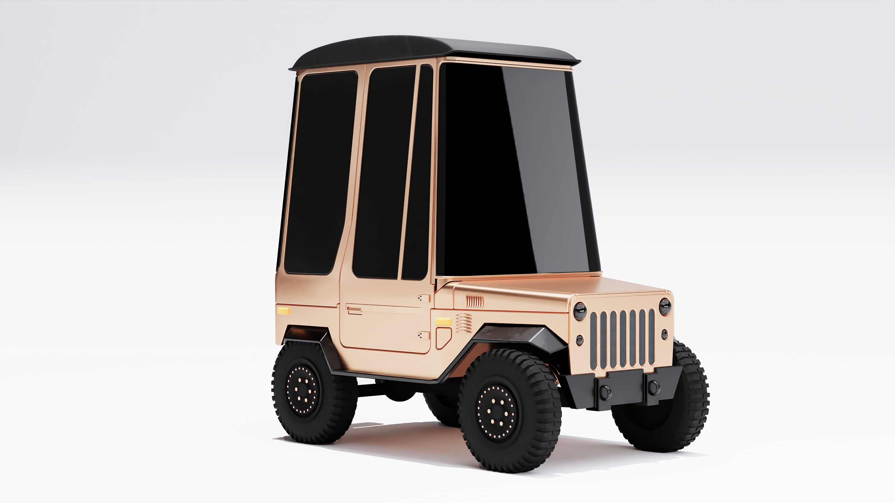 Cartoon Jeep cute 3D car - Finished Projects - Blender Artists Community
