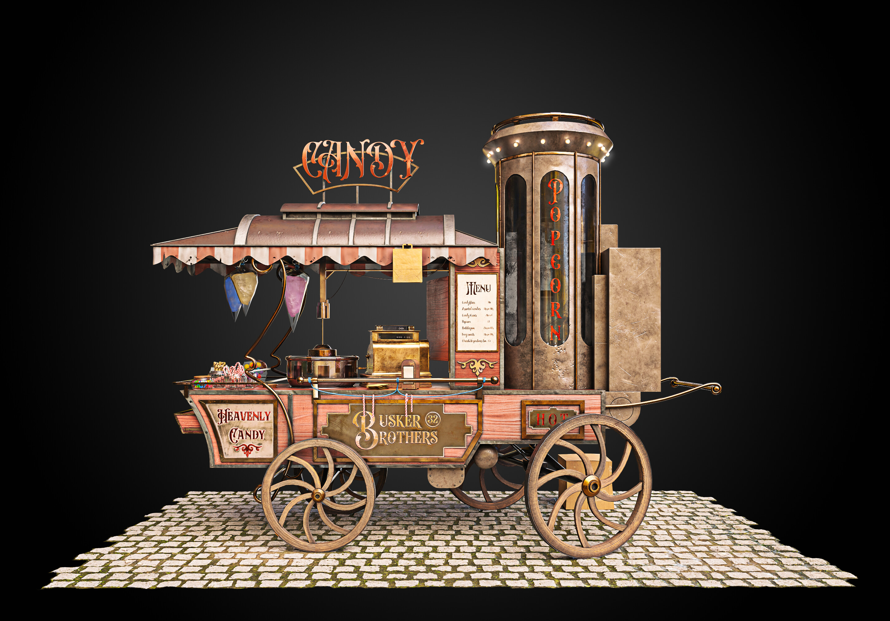 Candy Cart - Finished Projects - Blender Artists Community