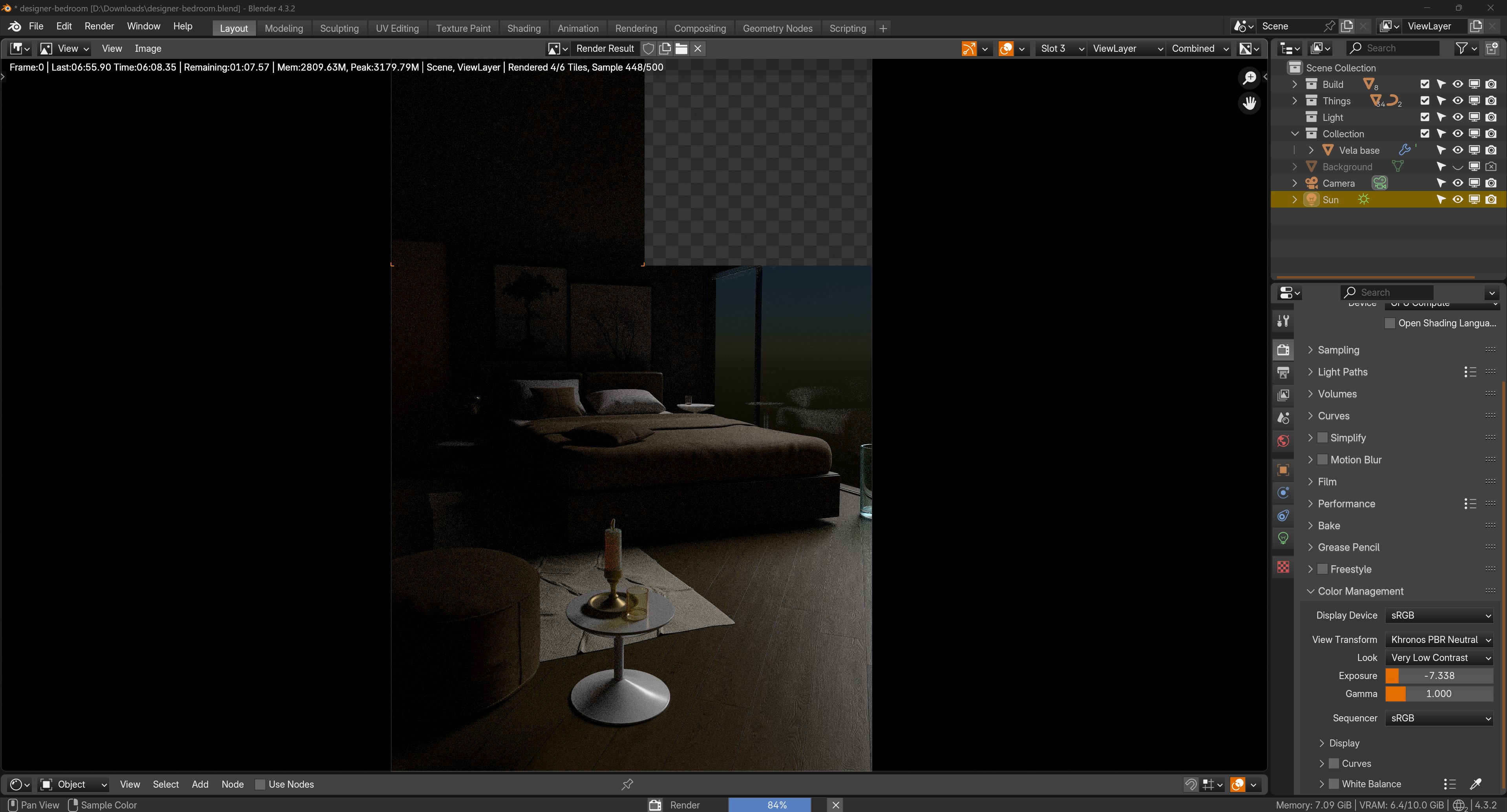 Render looking diferent while rendering whan when done - Lighting and ...