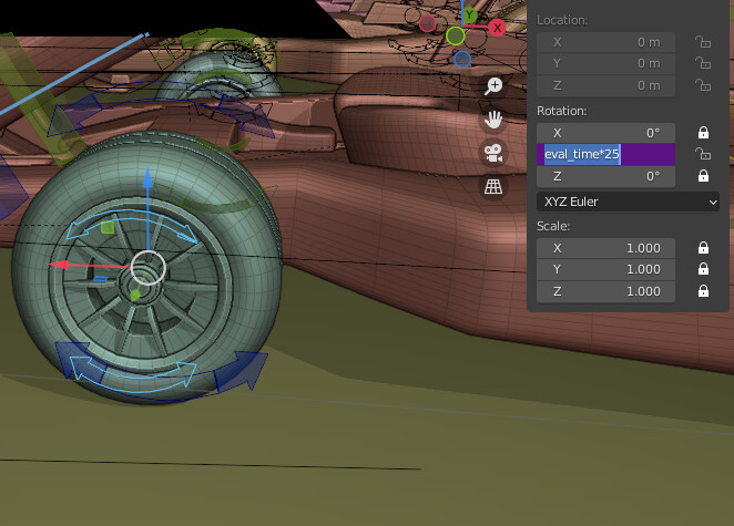 Problem with car wheel rotation - Animation and Rigging - Blender Artists  Community