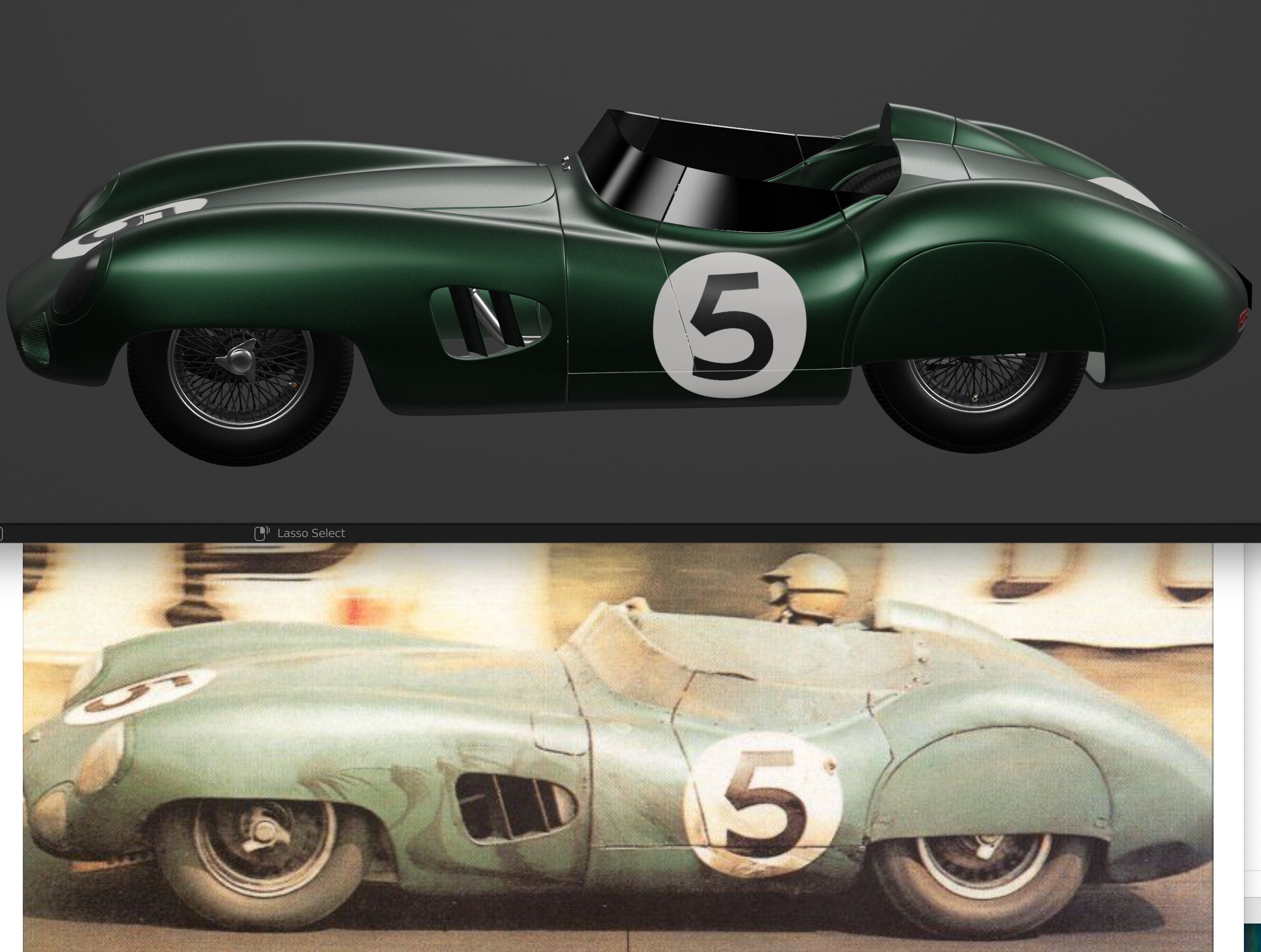 TOP Models 1:43 TMC 114 ASTON MARTIN DBR1 Le Mans Winner #5 | UK