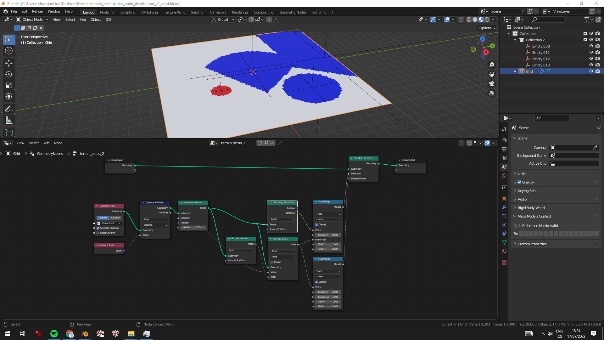 Geometry nodes: Each instances scale value? - Modeling - Blender ...