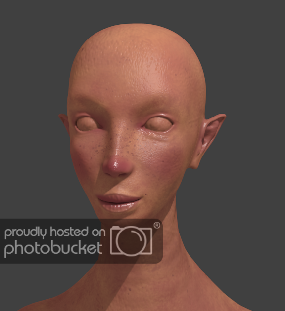 First attempt to 'seriously' texturing an Elf - Works in Progress ...