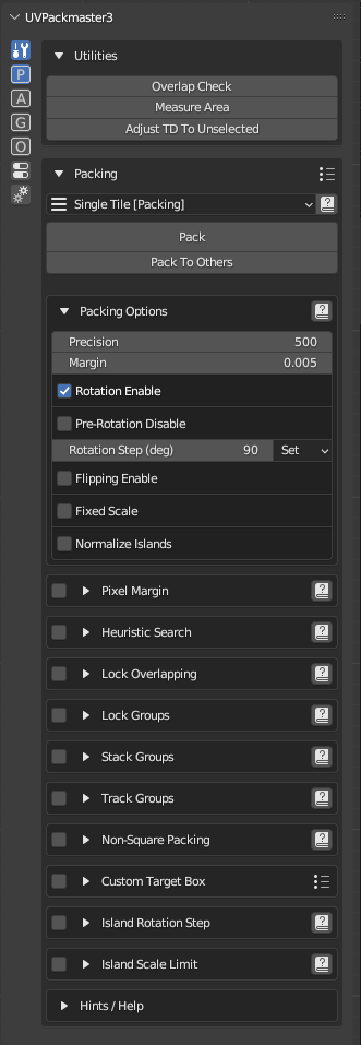 [UV Packmaster] Efficient UV packing solution for Blender (C++ based ...