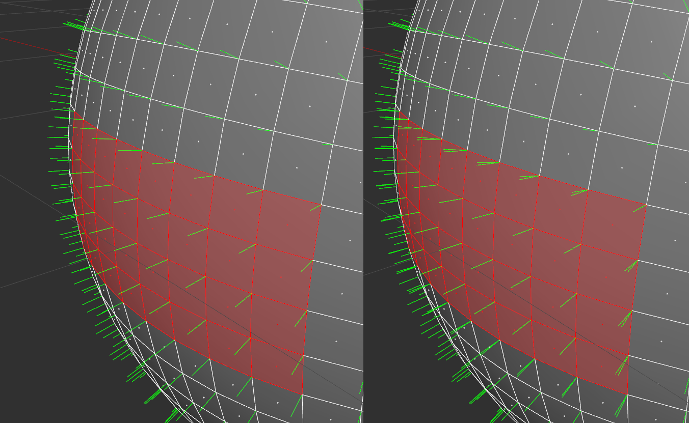 Separating pieces of a single mesh without making them look separate ...