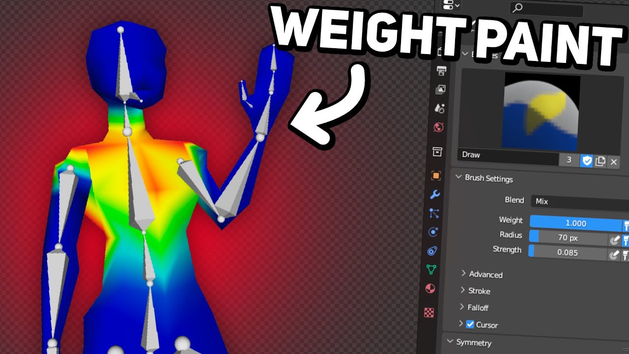 Need Help On Lowpoly Character Weight Painting Animation And Rigging 