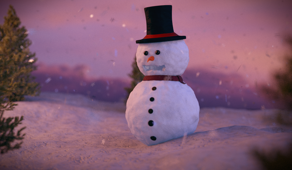 Snowman - Finished Projects - Blender Artists Community