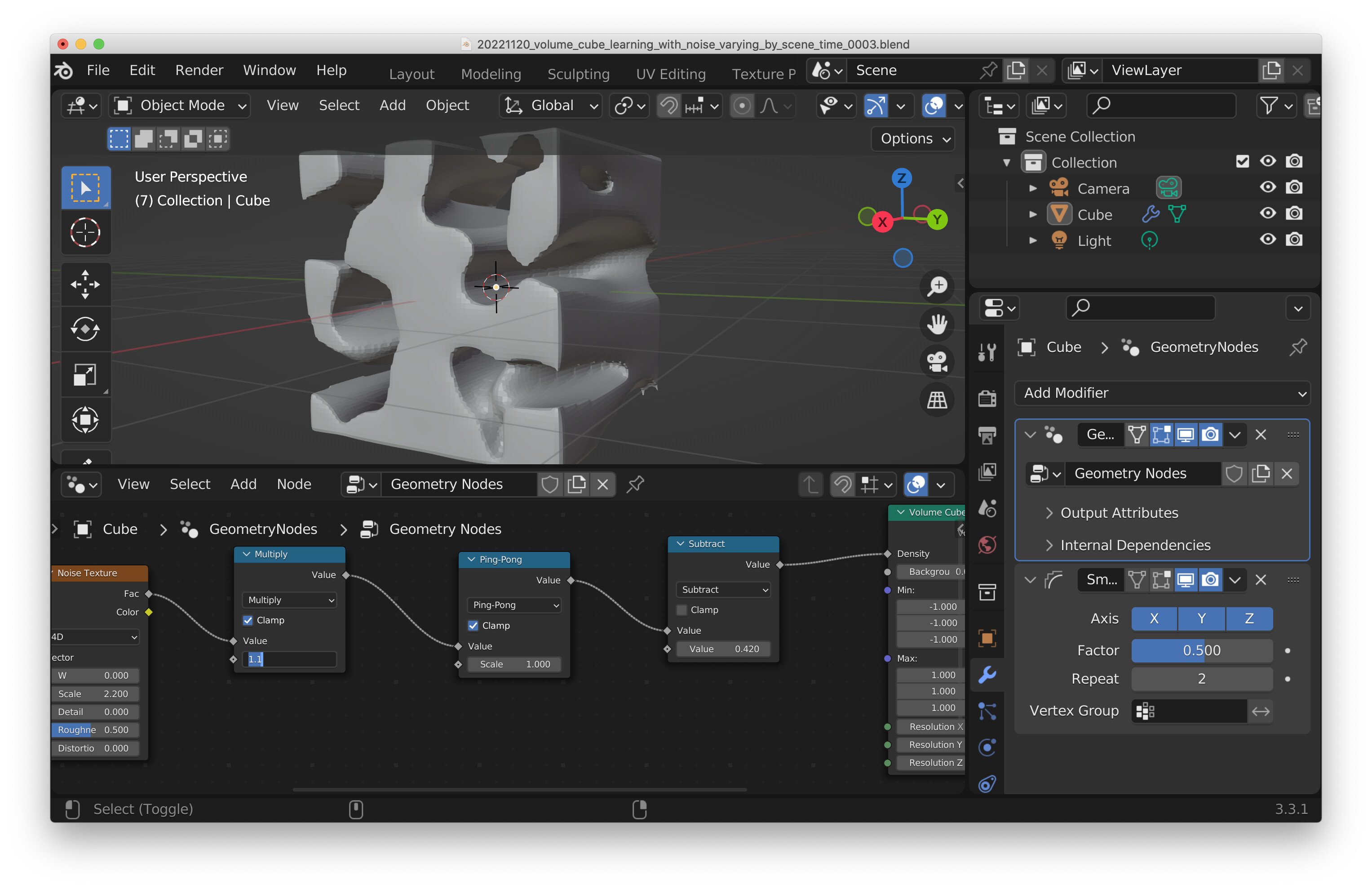 Volume Cube node - position - Basics & Interface - Blender Artists ...