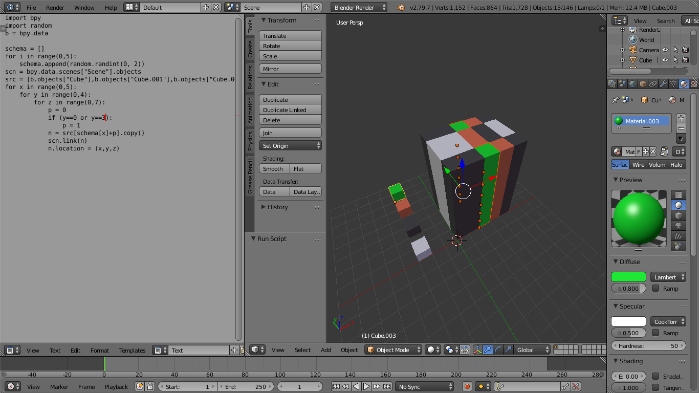 Content generators, inspiration wanted - Python Support - Blender ...