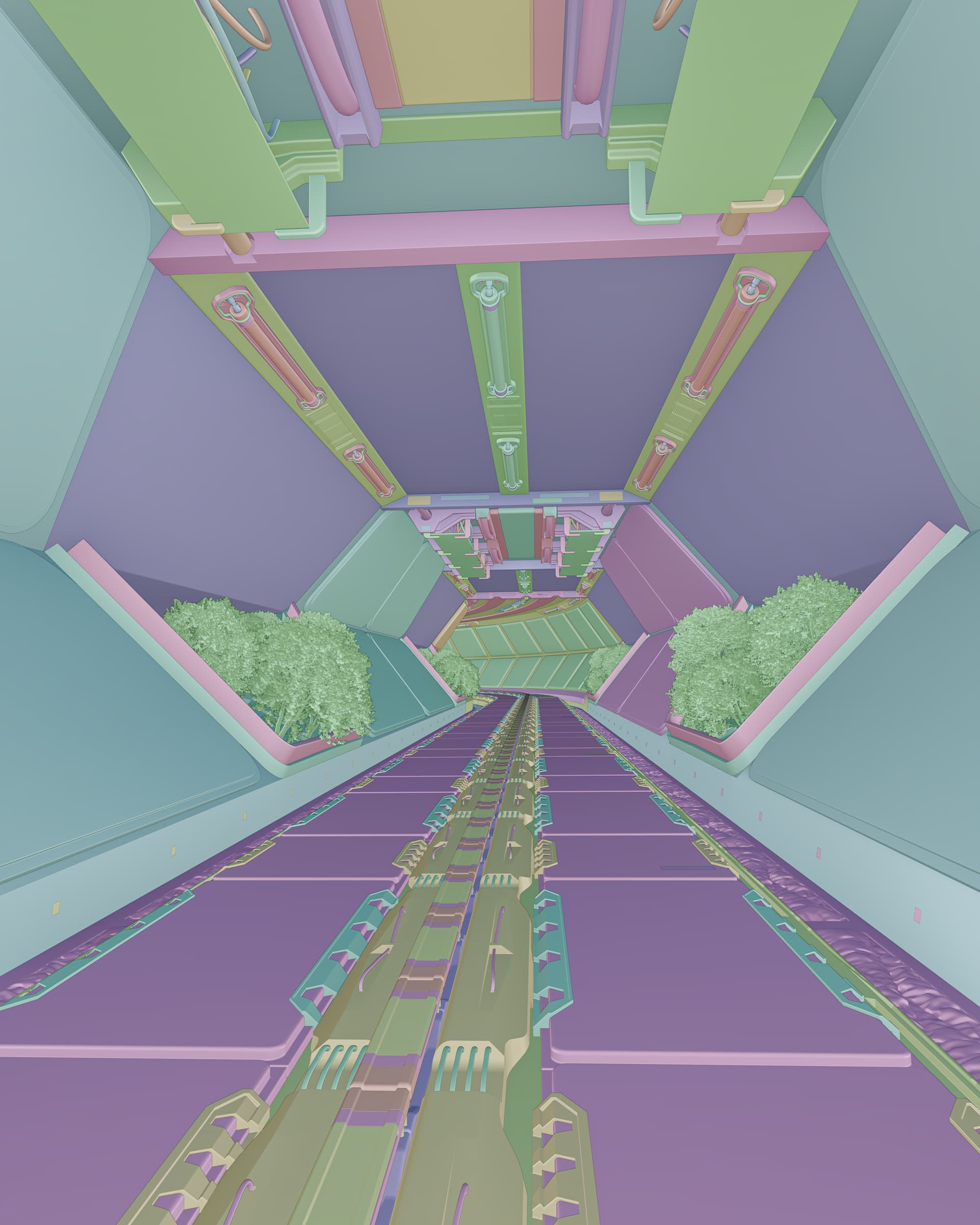 Sci Fi environment tunnel corridor - Finished Projects - Blender ...