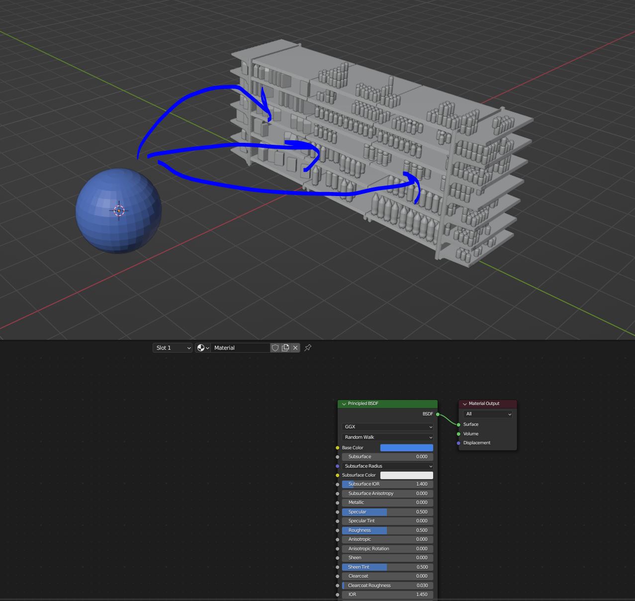Base Diffuse Color Driving different diffuse colors with a master mesh - Basics ...