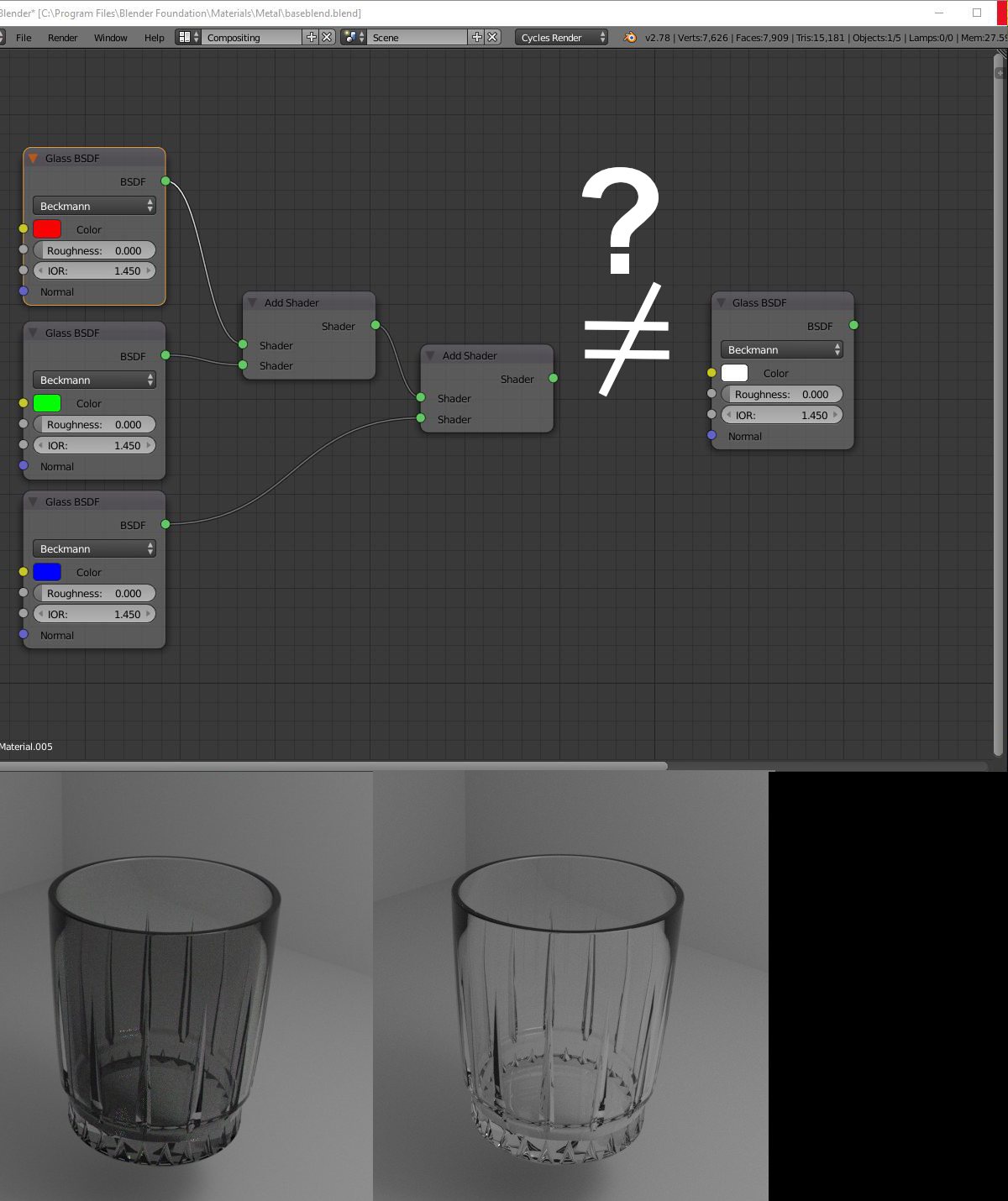 Glass Texture Messed Up? - Materials and Textures - Blender Artists  Community