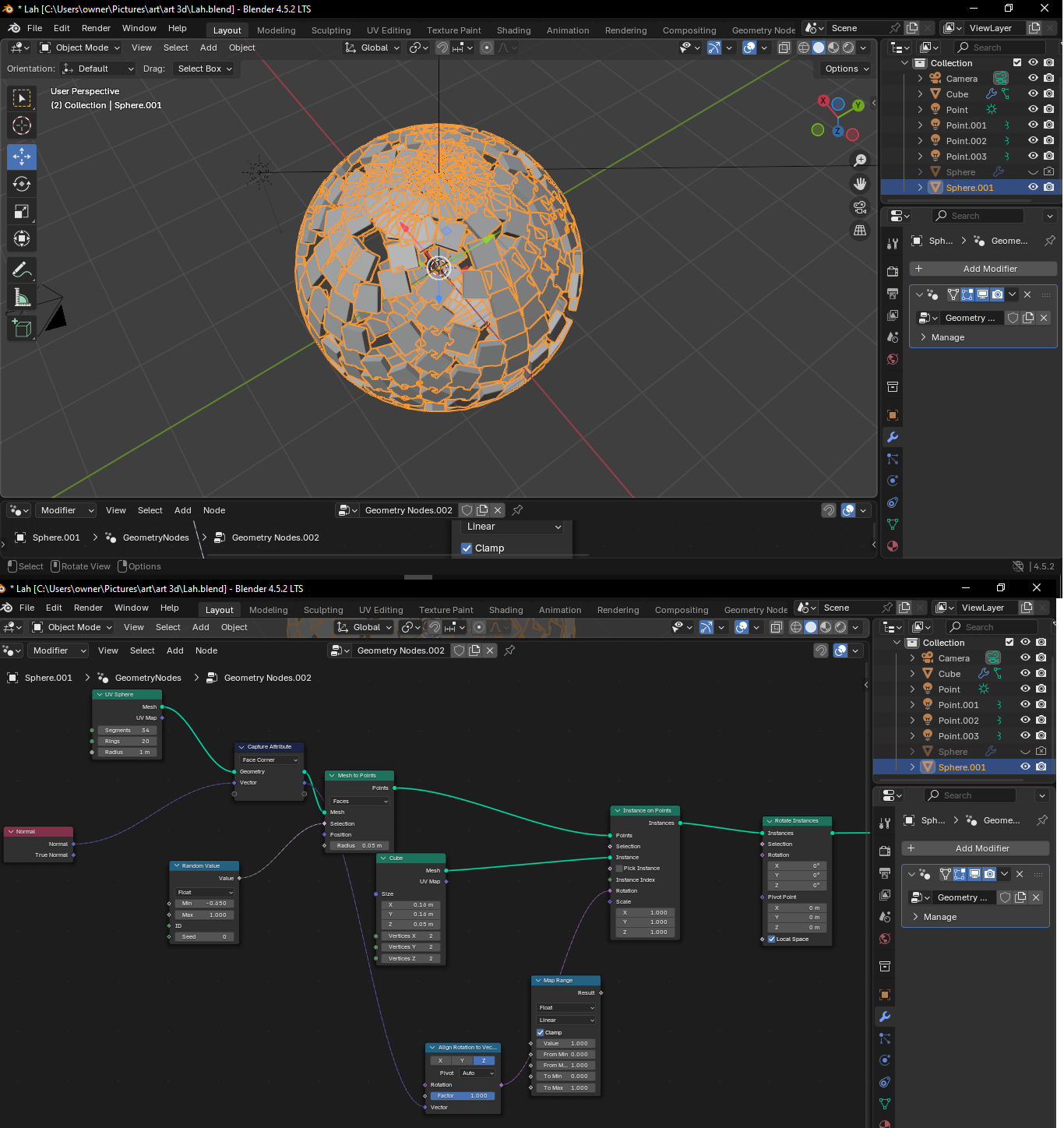 How do I fix the rotations and overlapping on this sphere - Modeling ...