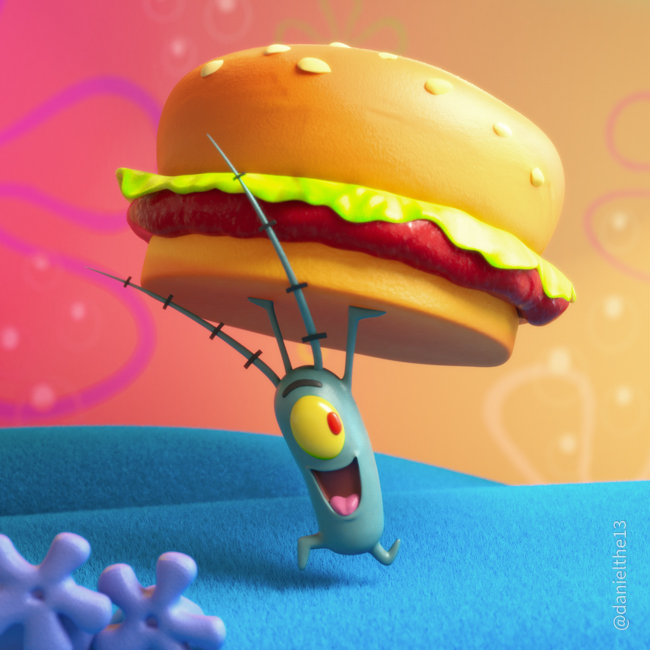 Spongebob Plankton - Finished Projects - Blender Artists Community