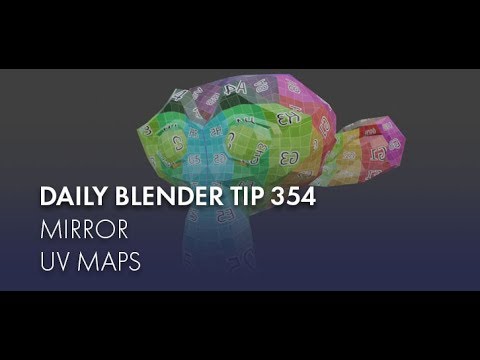 How to mirror UV map? - Modeling - Blender Artists Community