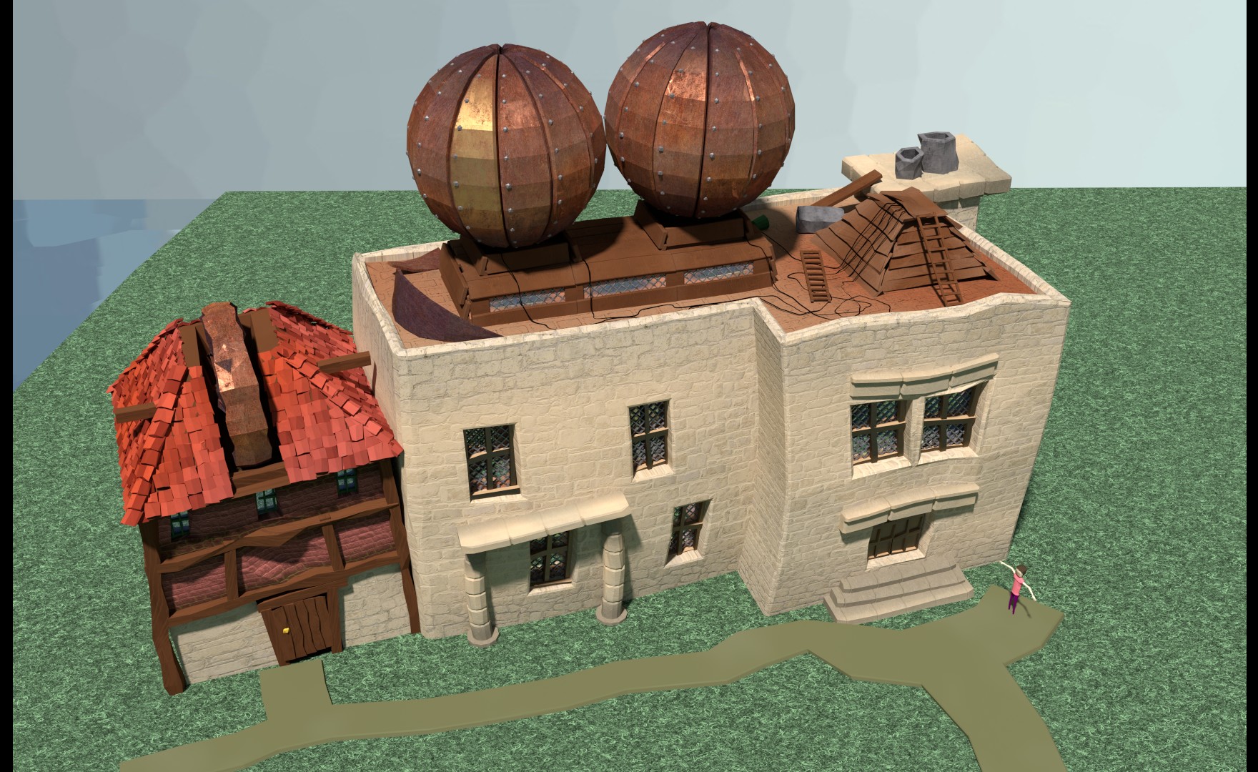 Discworld: Unseen University - Works in Progress - Blender Artists ...