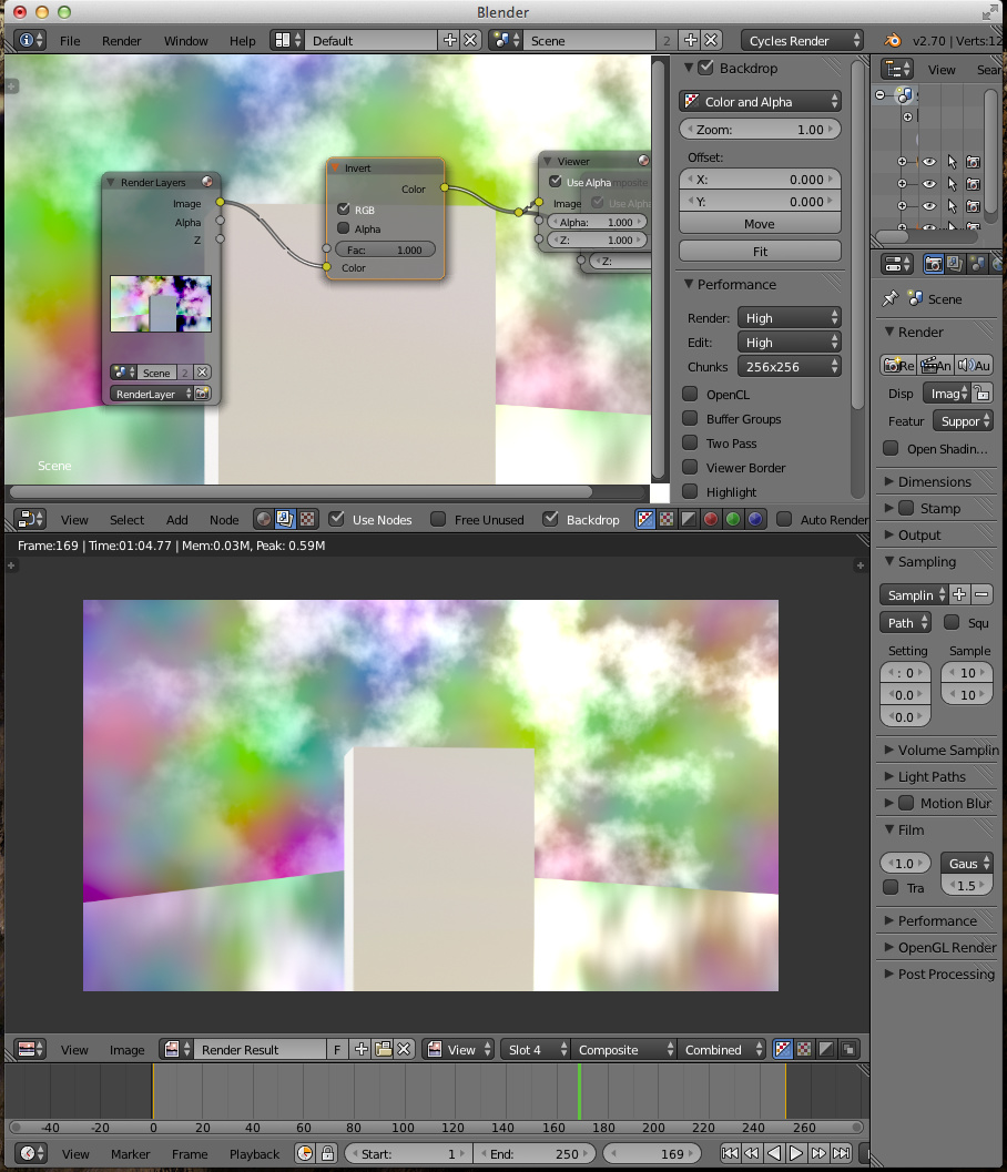 Invert node(compositor) - Compositing and Post Processing - Blender ...