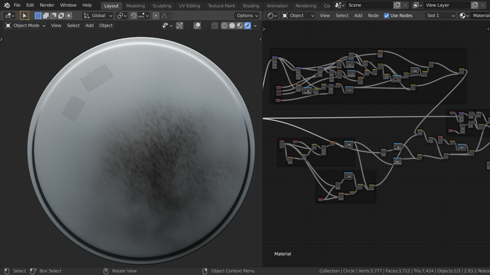 Any ideas on how I could procedurally generate this kind of dirty ...