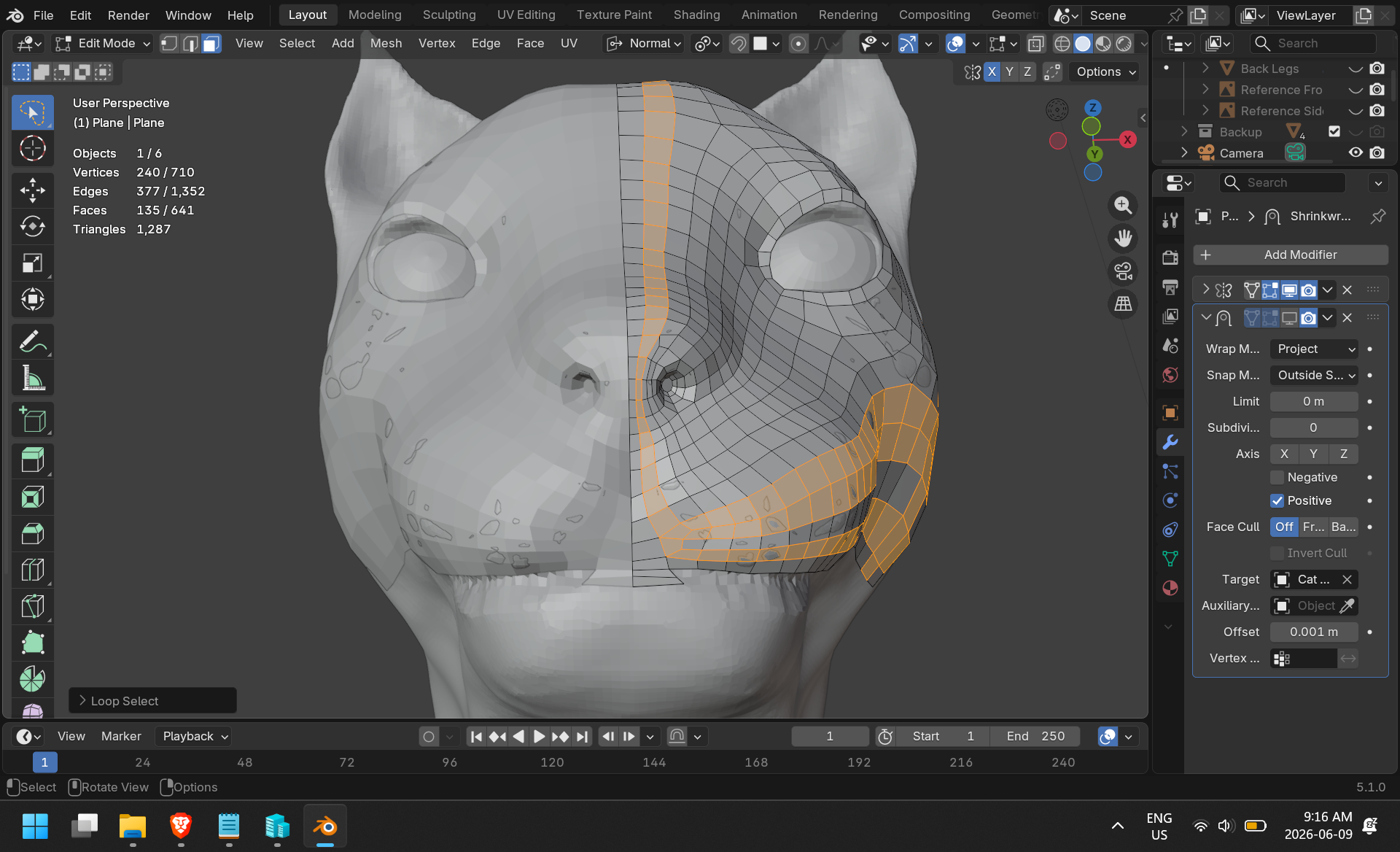 Retopology, cat head - Modeling - Blender Artists Community