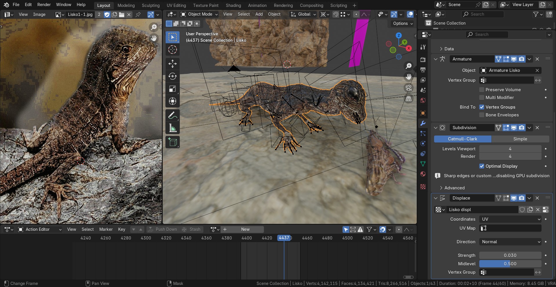 Procedural Animation Unity Lizard Lizard Animations for TERMINARIUM, WIP - Works in Progress - Blender ...