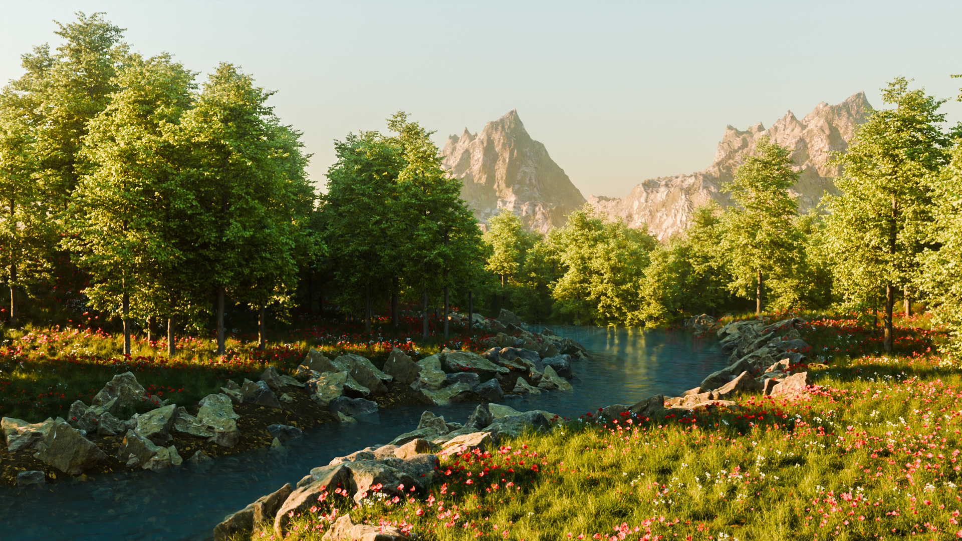 Nature Mountain Landscape - Finished Projects - Blender Artists Community